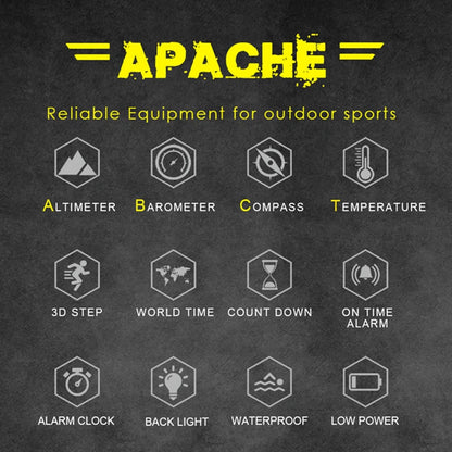 Smart Watch Men Speedometer Sport Watch Hiking Altimeter Barometer Compass Fitness Tracker Digital Wearable Watch