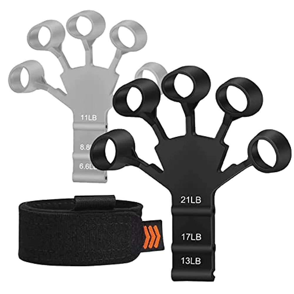 Guitar Finger Strengthener,Grip Strength Trainer,Finger Exerciser,Hand Strengthener for Patients Strength Training