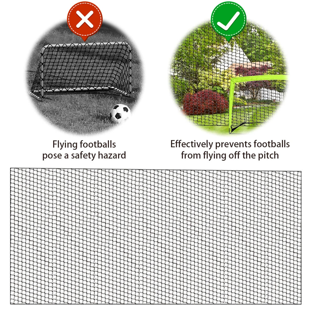 Soccer Practice Sports Netting Ball Sports Barrier Net Sports Netting Barrier Soccer Protection Net for Backyard Soccer Training