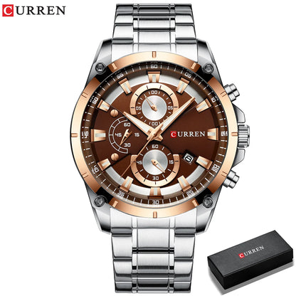 Watches Men'S Luxury Top Brand  Quartz Wristwatch Fashion Sport and Causal Business Watch Male Clock Reloj Hombres