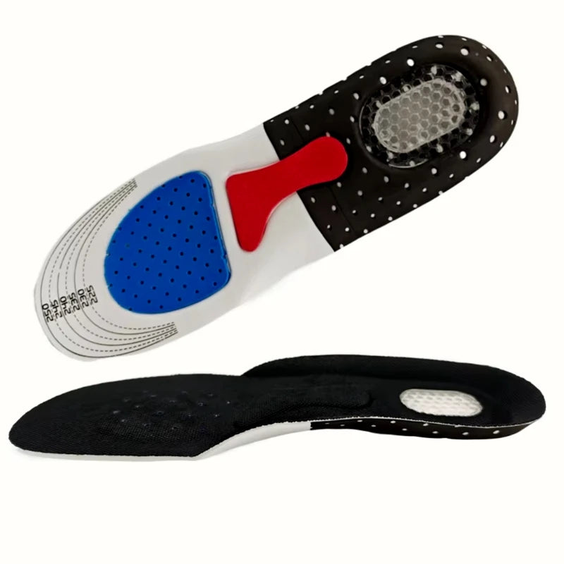 Orthopedic Insoles for Man Women Memory Foam Cushion Gel Insole Silicone Arch Support Pads Sport Shoe Pad Soft Running Insert