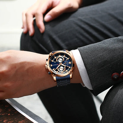 Watches Men'S Luxury Top Brand  Quartz Wristwatch Fashion Sport and Causal Business Watch Male Clock Reloj Hombres