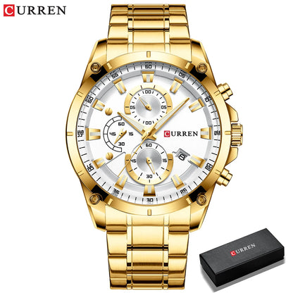 Watches Men'S Luxury Top Brand  Quartz Wristwatch Fashion Sport and Causal Business Watch Male Clock Reloj Hombres