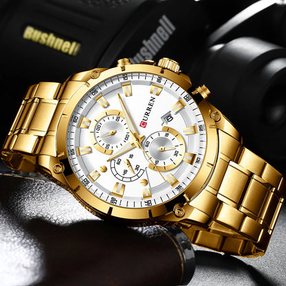 Watches Men'S Luxury Top Brand  Quartz Wristwatch Fashion Sport and Causal Business Watch Male Clock Reloj Hombres