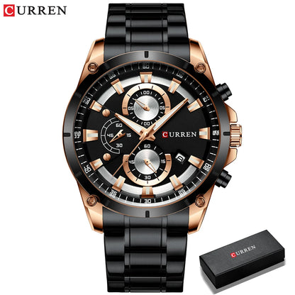 Watches Men'S Luxury Top Brand  Quartz Wristwatch Fashion Sport and Causal Business Watch Male Clock Reloj Hombres