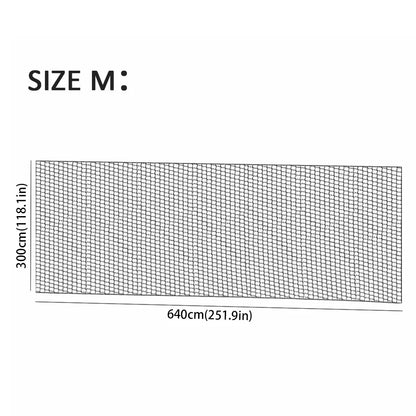 Soccer Practice Sports Netting Ball Sports Barrier Net Sports Netting Barrier Soccer Protection Net for Backyard Soccer Training