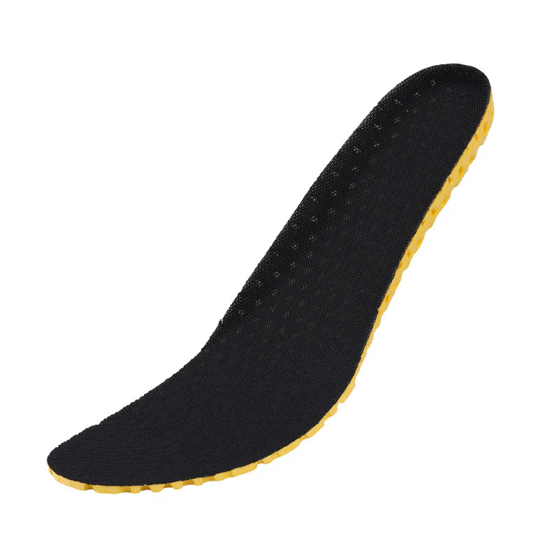 Mesh Breathable Sports Insoles for Men and Women Outdoor Marathon Shock Absorbing Insoles Comfortable Super Soft Bottom Thickened Insoles for Military Training