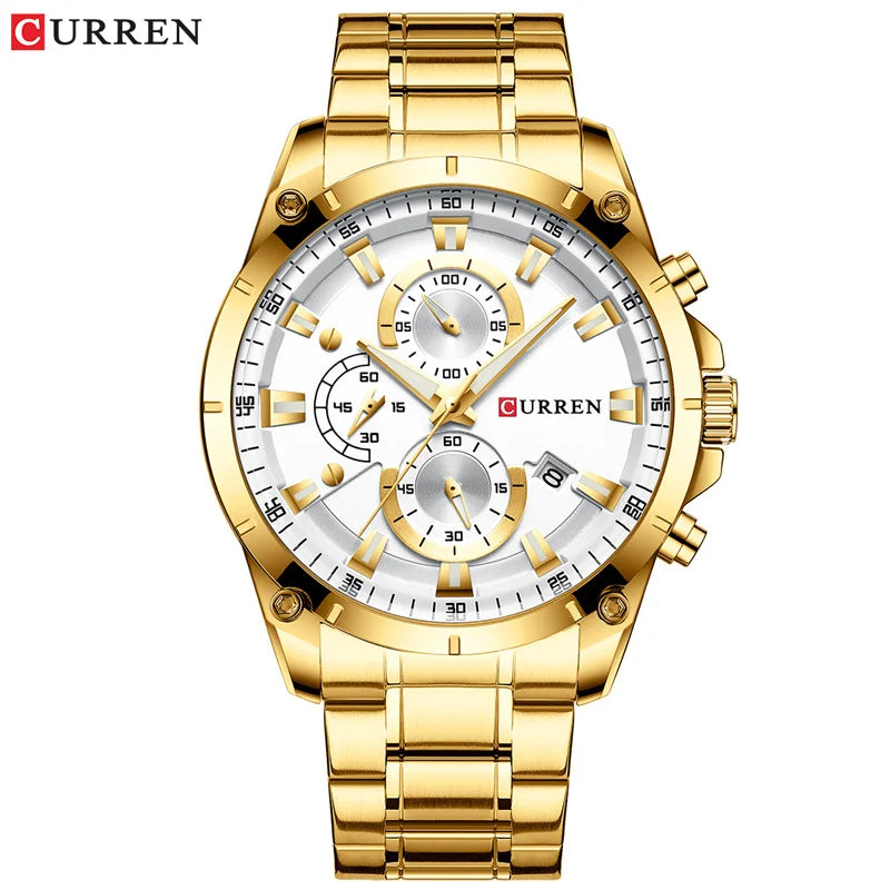 Watches Men'S Luxury Top Brand  Quartz Wristwatch Fashion Sport and Causal Business Watch Male Clock Reloj Hombres